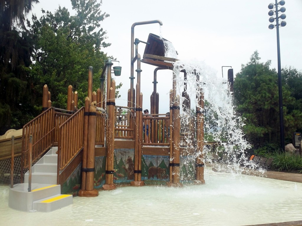 Splash Pad at Wilderness Lodge