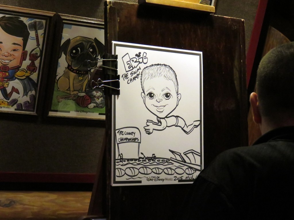caricature artist Wilderness Lodge