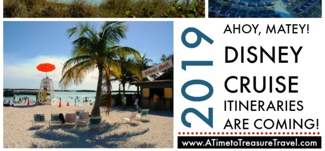 Disney Cruise Line Announces 2019 Itineraries